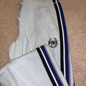 Light blue PINK sweatpants